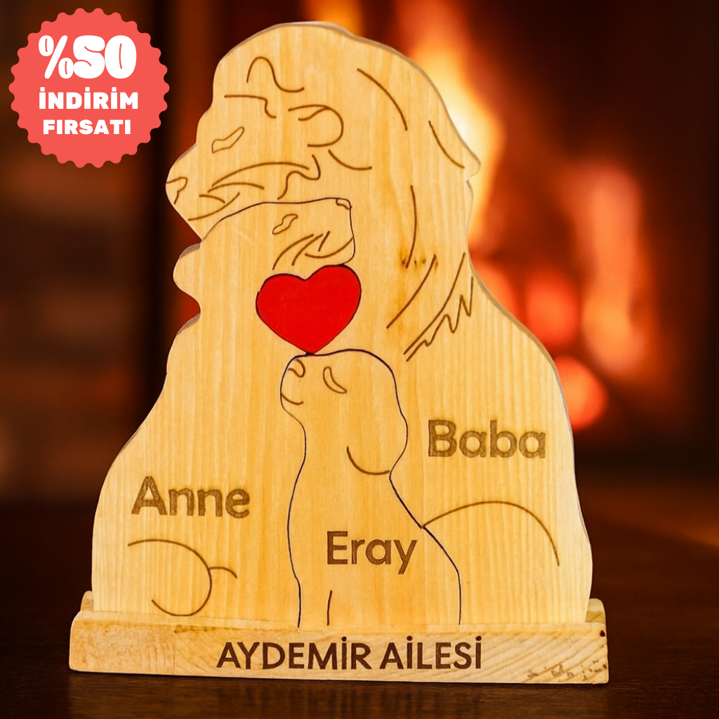 Aslan Figürlü Puzzle Seti (Tek Çocuklu)