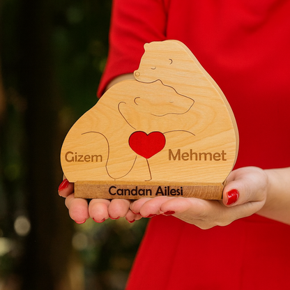 Ayıcık Figürlü Puzzle Seti (Çiftlere Özel)