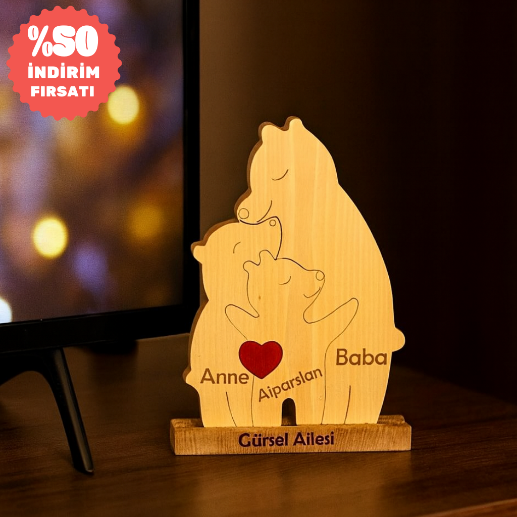 Ayıcık Figürlü Puzzle Seti (Tek Çocuklu)