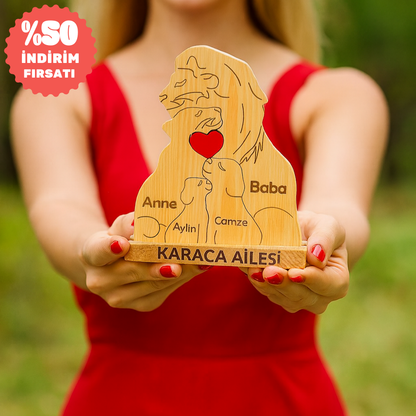 Aslan Figürlü Puzzle Seti (2 Çocuklu)